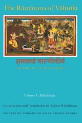 The Ramayana of Valmiki: An Epic of Ancient India : Balakanda