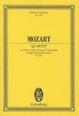 Quartet K. 285 D Maj Flute/stgs
