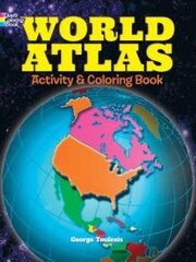 World Atlas Activity & Coloring Book