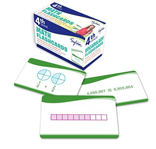 Fourth Grade Math Flashcards: 240 Flashcards for Improving Math Skills Based on Sylvan's Proven Techniques for Success